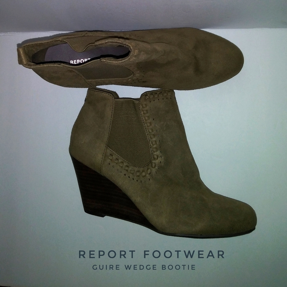 REPORT FOOTWEAR- Guire Wedge Bootie